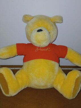 Disney Gund Classic Winnie the Pooh Plush Bear Sitting Stuffed Doll 14 Plush Toy